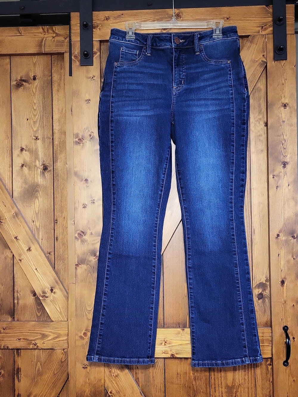 Classic Women's Blue Denim Jeans By Maurices,waist 30